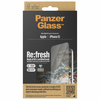 PanzerGlass - Kaljeno Steklo Re:fresh UWF z aplikatorjem za iPhone 15, črn