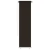Vanjska roleta za zamračivanje 60 x 230 cm smeđa HDPE
