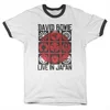 David Bowie Live In Japan Ringer White/Black XL Majica