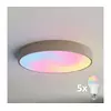 Brilagi - LED RGBW prigušiva plafonska lampa CLARE 5xE27/9W/230V Wi-Fi bež
