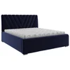 Boxxx OBLAZINJENA POSTELJA 180 cm x 200 cm , tekstil temno modra