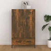 Komoda boja dimljenog hrasta 70 x 31 x 115 cm konstruirano drvo