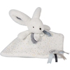 Doudou Darilni set moder - zajček s kvadratno odejico 25 cm