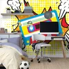 Tapeta pop art kaseta - 245x165