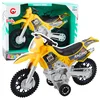 LEAN TOYS Motocross motor rumeni off-road z lučmi in zvoki