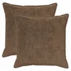 vidaXL Prevleka za blazino 2 kos HOUTEN Svetlo rjava 55 x 55 cm