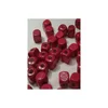 Drvena perla kocka 10 mm crvena
