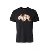 Versace Jeans Couture Majica rjava / zlato-rumena / črna / bela