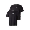 JACK & JONES Majica JWHCLASSIC črna/bela