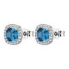 Brosway Brezčasni srebrni uhani Fancy Freedom Blue FFB127