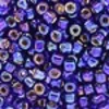 Kašaste perle (seed beads) 4 mm providna AB tamno plava
