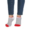 Sokisahtel Nogavice RUBY low-cut socks with hearts bela