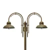 Moretti Luce Luca, dvojna svetilka z dvojnim lokom - Antični - medenina antique-copper - Kovina