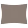 Vidaxl Senčno jadro oksford blago pravokotno 4x6 m taupe