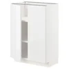 METOD Podni element s policama/2 vrata, bela/Ringhult bela, 60x37 cm