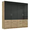 ORMAR ZA ODEĆU siva, hrast artisan