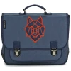 Caramel & Cie Školski ranac Medium Blue Wolf, Plavi