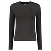 GUESS JEANS LONG SLEEVE T-SHIRT WOMEN BLACK