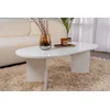 Nordure Klub sto Sable, 119x60x40cm, Beli