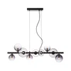 Redo 01-3989 - Luster na sajli ASTRA 9xG9/8W/230V crna