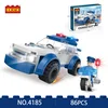 Cogo kockice-policijski auto i motor. 86 delova. ( 93420 )