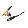 Kabl DIN 5-pol M - 4xRCA M, 1.2m