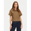 Tommy Hilfiger Srajca Gold Button WW0WW44626 Rjava Regular Fit