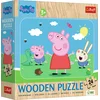 Drvena puzzla 24 dela peppa pig