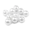 Steklene voščene kroglice O10 mm - bele (500 g)
