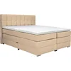 Carryhome POSTELJA BOXSPRING 180 cm x 200 cm , tekstil bež