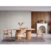 Hanah Home Trpezarijski sto i stolice Napoli, 170x90x75 cm, 4 stolice, Smeđi