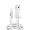 Xwave kabl za punjač USB A 3.0 (muški) na USB C 3.1 (muški) 1.2m beli upleteni