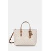 MICHAEL Michael Kors Ročna torbica slonovina / karamel / temno rjava