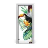tulup.si Nalepka na vratih Tropske ptice 75x205 cm