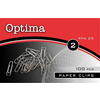 sponke za papir Optima, 25 mm, 100 kosov