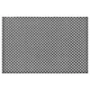 Set of 4 table mats, black and cream, 45 cm