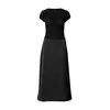 BOSS Cocktail obleka C_Ficella 50559806 Črna A-Line Fit