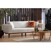 Atelier del Sofa Trosed na razvlačenje Cofi 90x80x222cm Krem