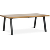 Stočić HALSKOV 70x120 boja hrasta/crna