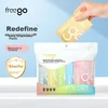 Freego Ženske jednokratne slip gaćice, 5 komada, Višebojne