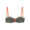 LASCANA Bikini zgornji del oliva / oranžna