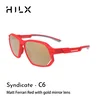 Hilx Unisex naočare za sunce, Crvene