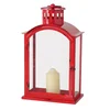 Boltze Laterna Melissa 48 cm x 15 cm x 28 cm rdeča