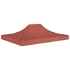 Krov za šator za zabave 4 x 3 m terakota 270 g/m2