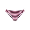 VENICE BEACH Bikini hlačke bordo / bela