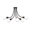 Top Light Galileo 5 C - Luster na šipci 5xE27/40W/230V crna