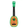 ECO TOYS Ukulele gitara za decu Lubenica, Zelena