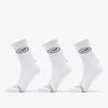Nogavice Footshop Basic Crew Socks 3-Pack White 43-46