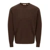 Only & Sons Pulover ONSRodger temno rjava