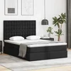 Krevet s prostorom za pohranu s LED-om Crna 140 x 190 cm